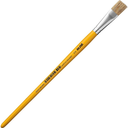 Pincel Ponta Chata Atlas 915/16 - 16 - Kit C/12 Pecas