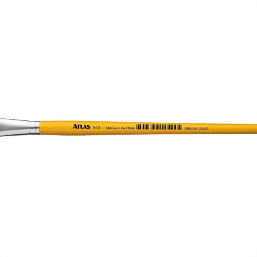Pincel Ponta Chata Atlas 915/16 - 16 - Kit C/12 Pecas