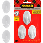 Gancho 3M Scotch Permanente Medio 1Kg Com 3 Pecas