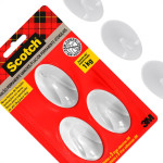 Gancho 3M Scotch Permanente Medio 1Kg Com 3 Pecas