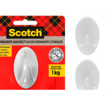 Gancho 3M Scotch Permanente Medio 1Kg Com 3 Pecas
