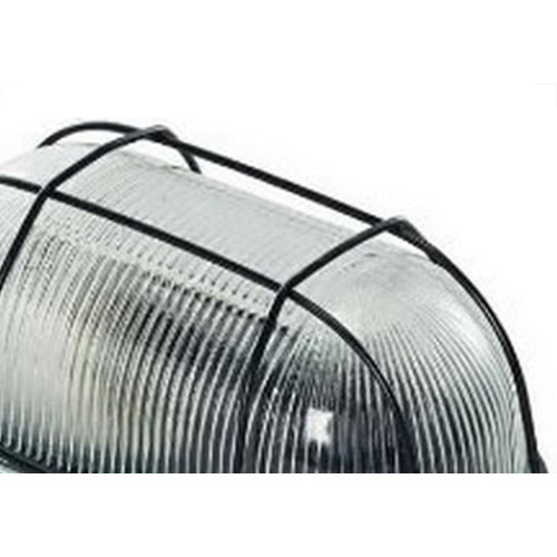 Luminaria Tartaruga Chapa Oval Preta