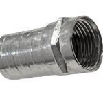 Conector Fio Coaxial Foxlux Compressao Rg-59 Pacote Com 20 Pecas