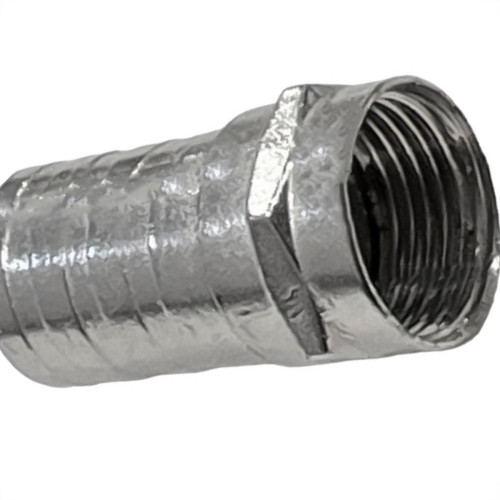 Conector Fio Coaxial Foxlux Compressao Rg-59 Pacote Com 20 Pecas