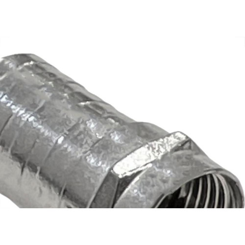 Conector Fio Coaxial Foxlux Compressao Rg-59 Pacote Com 20 Pecas