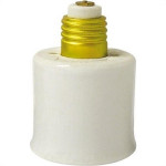 Soquete Adaptador Aumento De Lampada E-27 Para E-40 Porcelana Foxlux - Fx-04