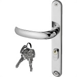 Fechadura Pado Concept Zamac Perfil 603 Externa Estreita Cromada