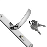 Fechadura Pado Concept Zamac Perfil 603 Externa Estreita Cromada