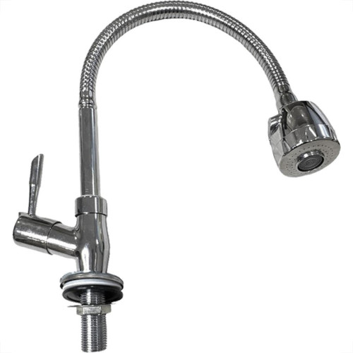 Torneira Gourmet Flex Mesa Bica Movel Metal Bognar Cromada 3069 - C-29 - 1/4 Volta