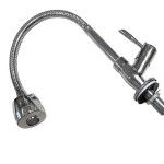 Torneira Gourmet Flex Mesa Bica Movel Metal Bognar Cromada 3069 - C-29 - 1/4 Volta