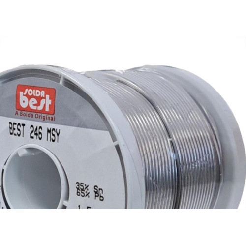 Solda Best Carretel 1,5Mm 246Msy - 500Gr. Cinza/Verde 153216