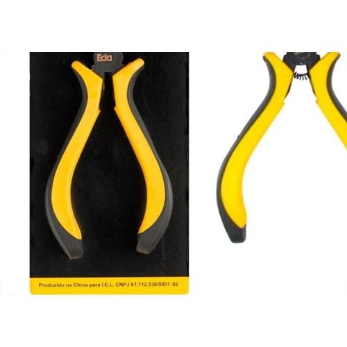 Alicate Bico Meia Cana Eda 5'' Para Bijouteria - 9Pd