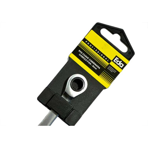 Chave Combinada Eda Catracada Fixa Cromo Vanadio 08Mm - 9Sv