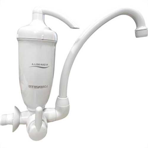 Torneira Bica Movel Filtro Abs Parede Lorenzetti Acquabella Branca