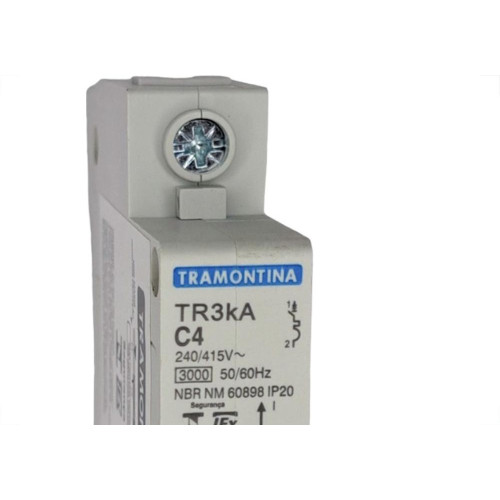 Disjuntor Tramontina ''Din'' Unipolar 4A. C