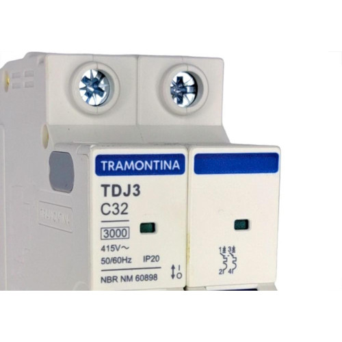 Disjuntor Tramontina ''Din'' Bipolar 32A. C