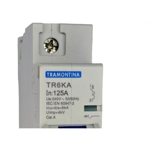 Disjuntor Tramontina ''Din'' Unipolar 125A. C
