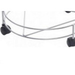 Suporte Para Botijao De Gas Duler Branco Com Rodizio