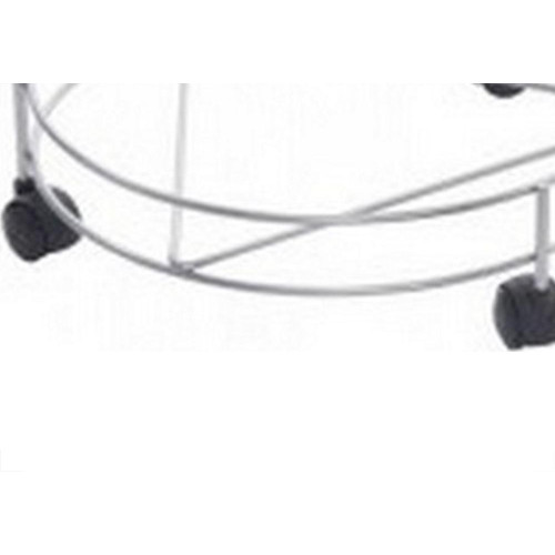 Suporte Para Botijao De Gas Duler Branco Com Rodizio
