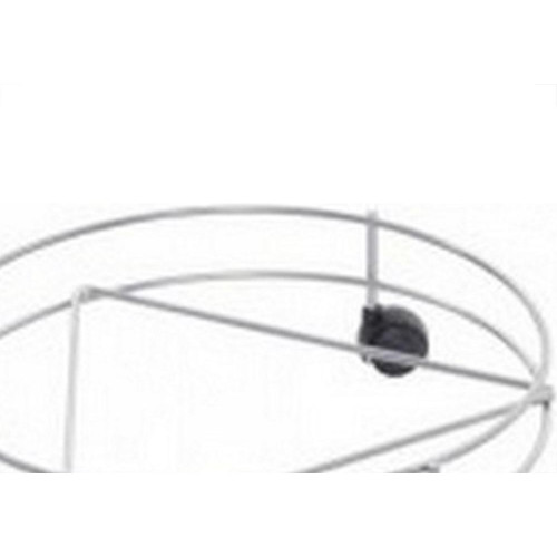 Suporte Para Botijao De Gas Duler Branco Com Rodizio