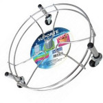 Suporte Para Botijao De Gas Duler Cromado Com Rodizio