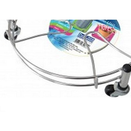 Suporte Para Botijao De Gas Duler Cromado Com Rodizio