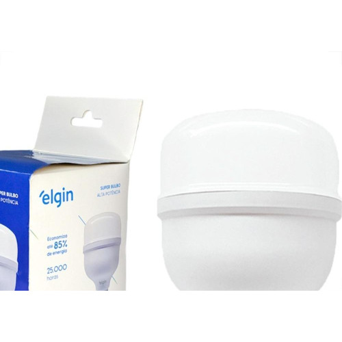 Lampada Led Alta Potencia Elgin 40W. 3200Lm Bivolt 6500K. - E27