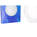 Plafon Led Embutir Elgin Redondo 12W. 6500K. Bivolt Branco