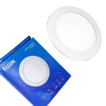 Plafon Led Embutir Elgin Redondo 18W. 6500K. Bivolt Branco