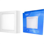Plafon Led Sobrepor Elgin Quadrado 18W. 6500K. Bivolt