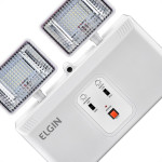 Luminaria De Emergencia Elgin Com Blocos De Led Autonomos 2000Lm Bivolt