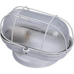 Luminaria Tartaruga Chapa Oval Branca