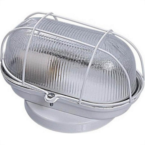 Luminaria Tartaruga Chapa Oval Branca
