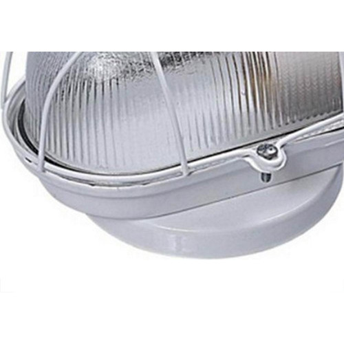 Luminaria Tartaruga Chapa Oval Branca