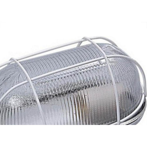 Luminaria Tartaruga Chapa Oval Branca