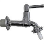 Torneira Jardim Metal Cromada Metrox 1130 Longa - C-72 - 1/2'' E 3/4'' - Lite
