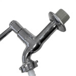 Torneira Jardim Metal Cromada Metrox 1130 Longa - C-72 - 1/2'' E 3/4'' - Lite