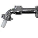 Torneira Jardim Metal Cromada Metrox 1130 Longa - C-72 - 1/2'' E 3/4'' - Lite