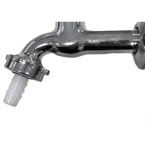 Torneira Jardim Metal Cromada Metrox 1130 Longa - C-72 - 1/2'' E 3/4'' - Lite