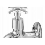 Torneira Jardim Metal Cromada Metrox 1130 Longa - C-23 - 1/2'' - Lite - 1/4 Volta