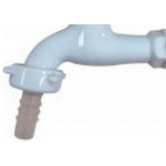 Torneira Jardim Abs Metrox 1130 Longa - W60 - 1/2'' - 1/4 Volta Branca