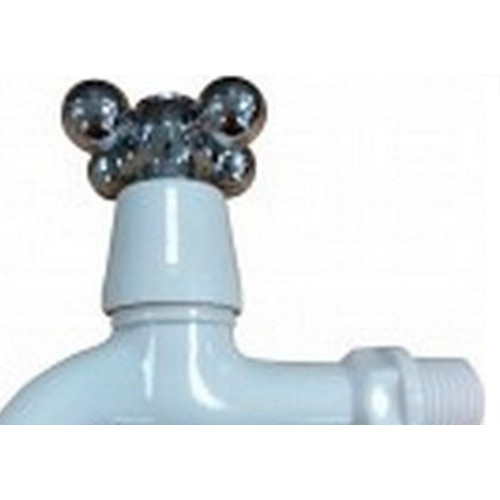 Torneira Jardim Abs Metrox 1130 Longa - W33 - 1/2'' - 1/4 Volta Branca