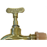 Torneira Jardim Metal Amarela Metrox 1130 Longa - 1/2''