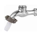 Torneira Jardim Metal Cromada Metrox 1130 Longa - 1/2'' Com Bico