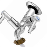 Torneira Maquina De Lavar/Tanque Metal Metrox 1428 - C-60 Lite Cromada 1/2'' - 1/4 Volta