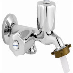 Torneira Maquina De Lavar/Tanque Metal Metrox 1428 - C-50 Lite -1/2'' X 3/4'' X 3/4'' Cromada