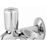 Torneira Maquina De Lavar/Tanque Metal Metrox 1428 - C-50 Lite -1/2'' X 3/4'' X 3/4'' Cromada