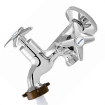 Torneira Maquina De Lavar/Tanque Metal Metrox - C-23 Lite - 1/2'' X 3/4'' X 3/4'' Cromada - 1428