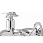 Torneira Maquina De Lavar/Tanque Metal Metrox - C-23 Lite - 1/2'' X 3/4'' X 3/4'' Cromada - 1428