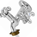 Torneira Maquina De Lavar/Tanque Abs Metrox 1428 - C-33 Cromada 1/2'' E 3/4'' - 1/4 Volta